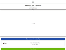Tablet Screenshot of mandarincourtdumfries.com